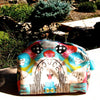 Zip Pouch - Turquoise Bird
